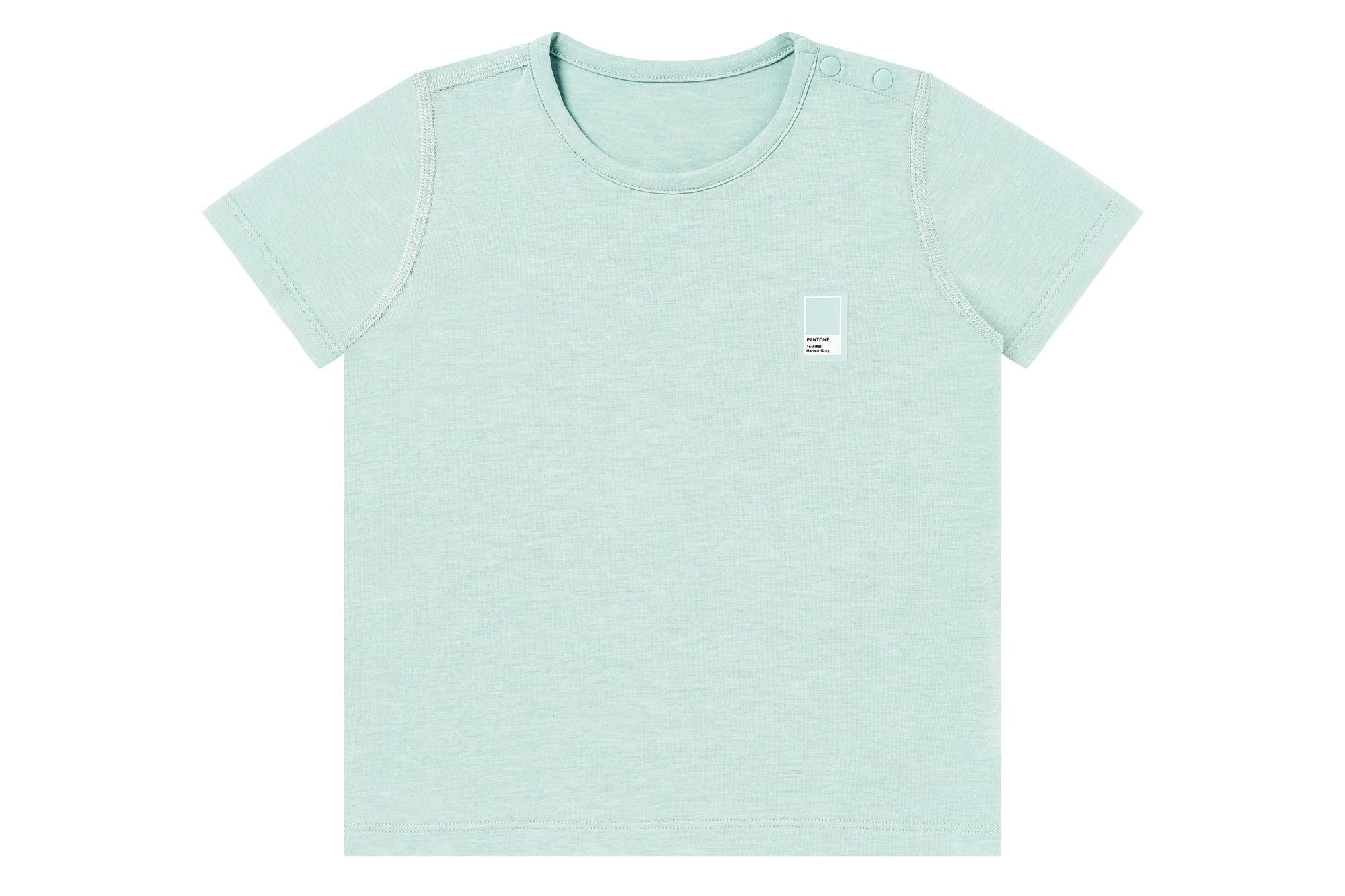 NEST DESIGNS BAMBOO JERSEY SHORT SLEEVE T-SHIRT - PANTONE HARBOR GREY