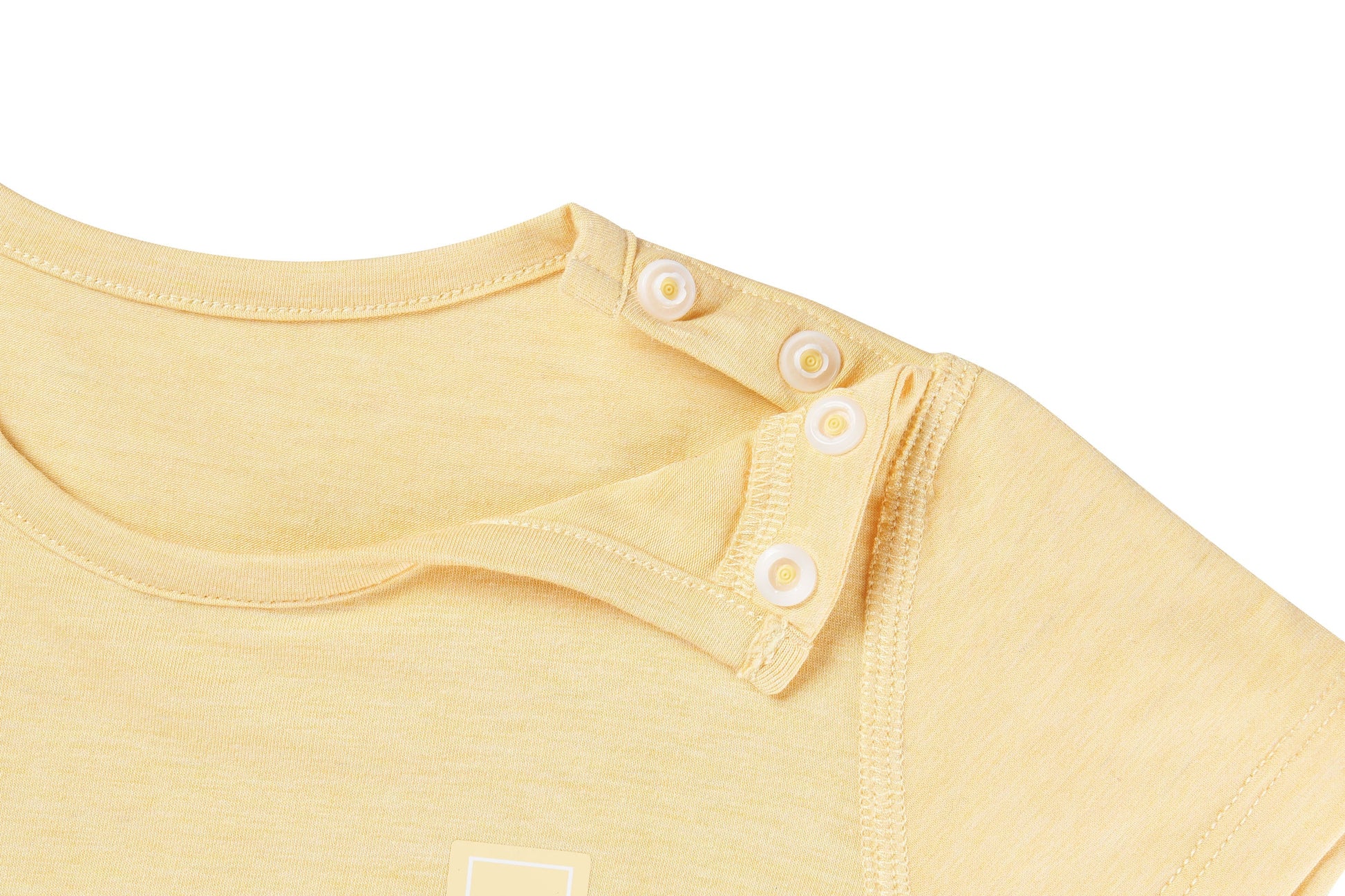 NEST DESIGNS BAMBOO JERSEY SHORT SLEEVE T-SHIRT - PANTONE SUNSET GOLD