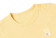 NEST DESIGNS BAMBOO JERSEY SHORT SLEEVE T-SHIRT - PANTONE SUNSET GOLD