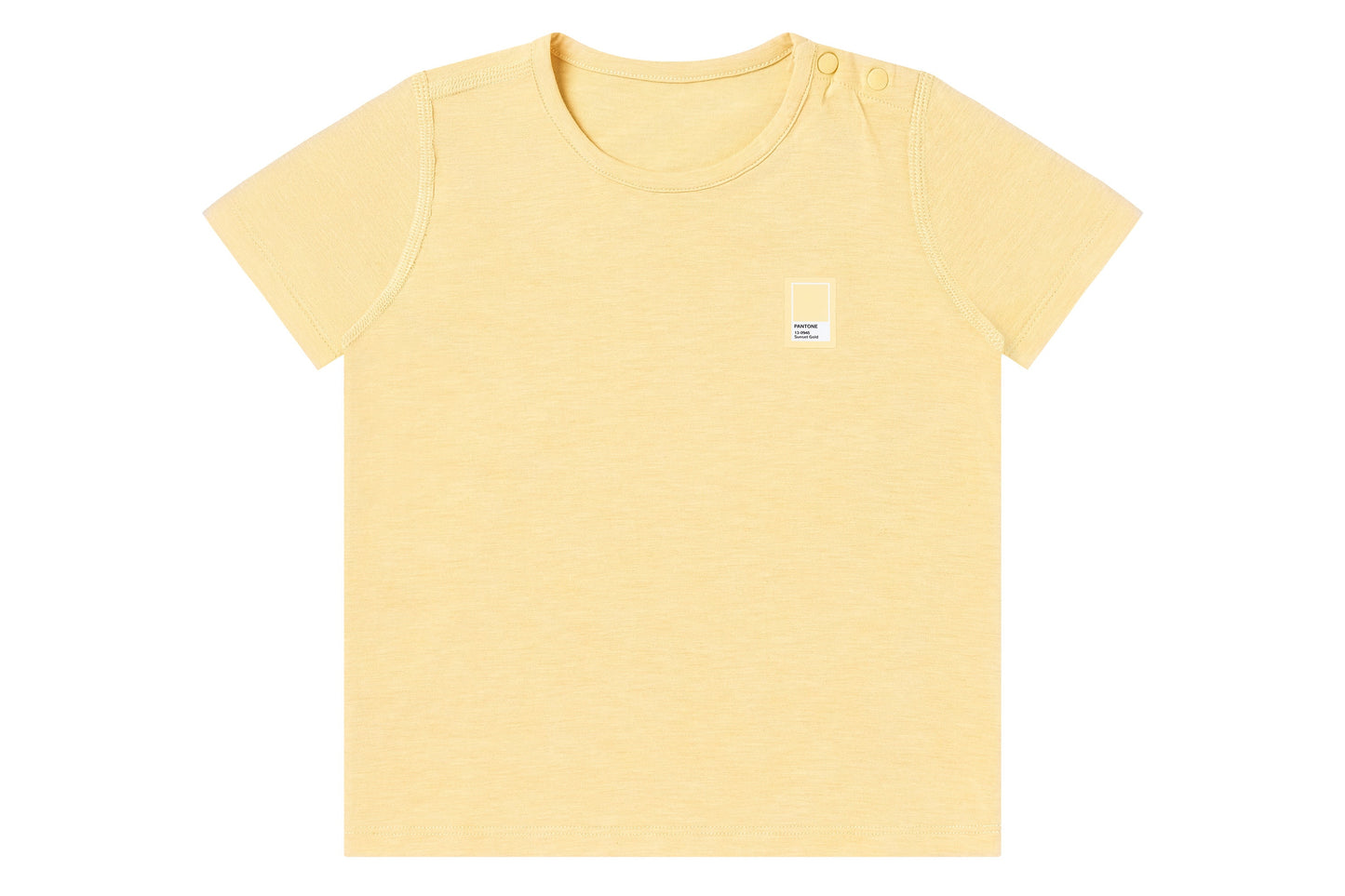 NEST DESIGNS BAMBOO JERSEY SHORT SLEEVE T-SHIRT - PANTONE SUNSET GOLD - baby enRoute