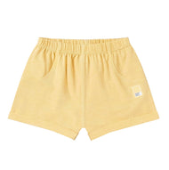 NEST DESIGNS BAMBOO JERSEY SHORTS PANTONE SUNSET GOLD