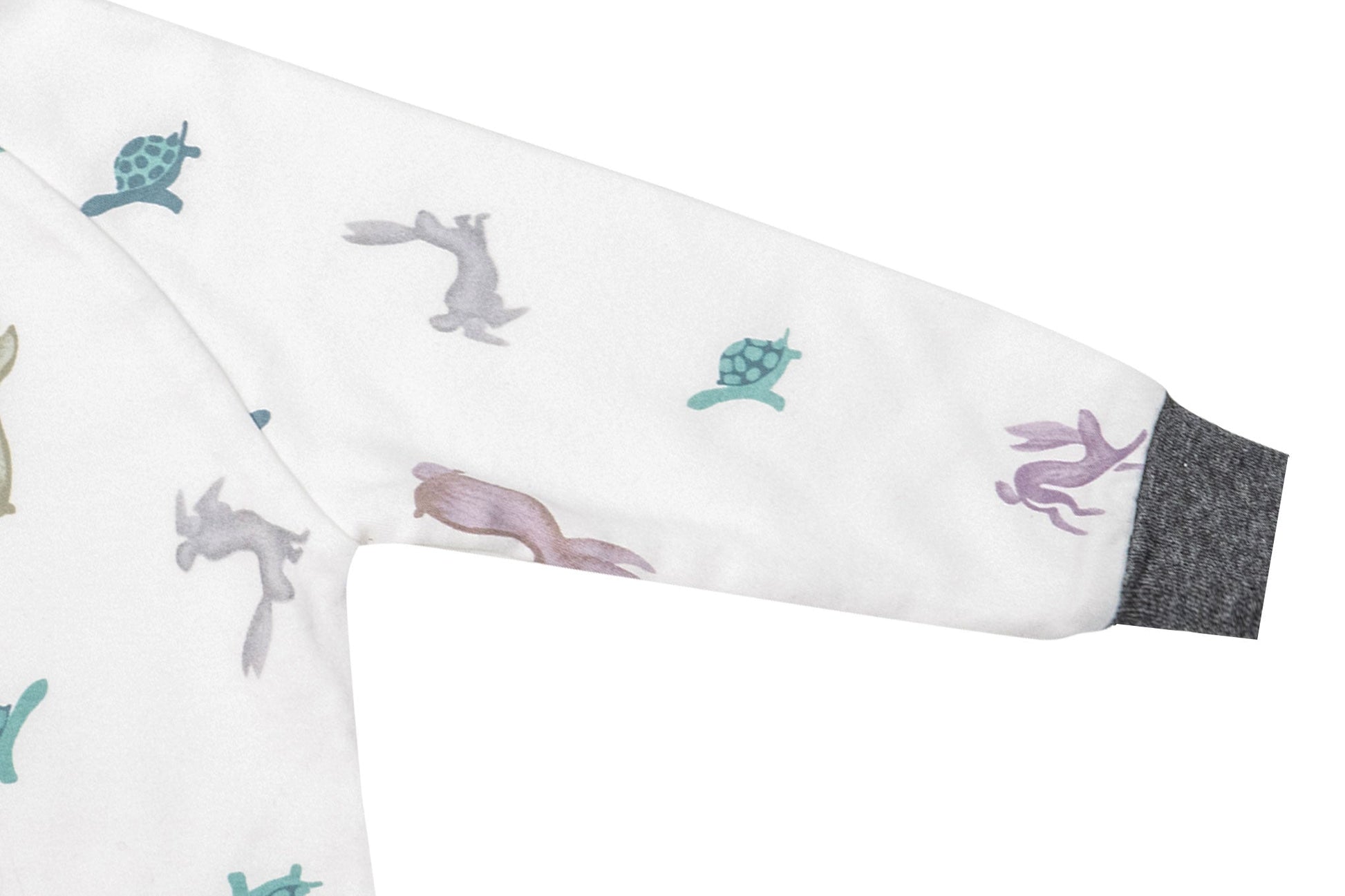 NEST DESIGNS AVOCADO BAMBOO LONG SLEEVE FOOTED SLEEP BAG 1.0 TOG -THE TORTOISE & THE HARE