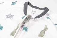 NEST DESIGNS AVOCADO BAMBOO LONG SLEEVE FOOTED SLEEP BAG 1.0 TOG -THE TORTOISE & THE HARE
