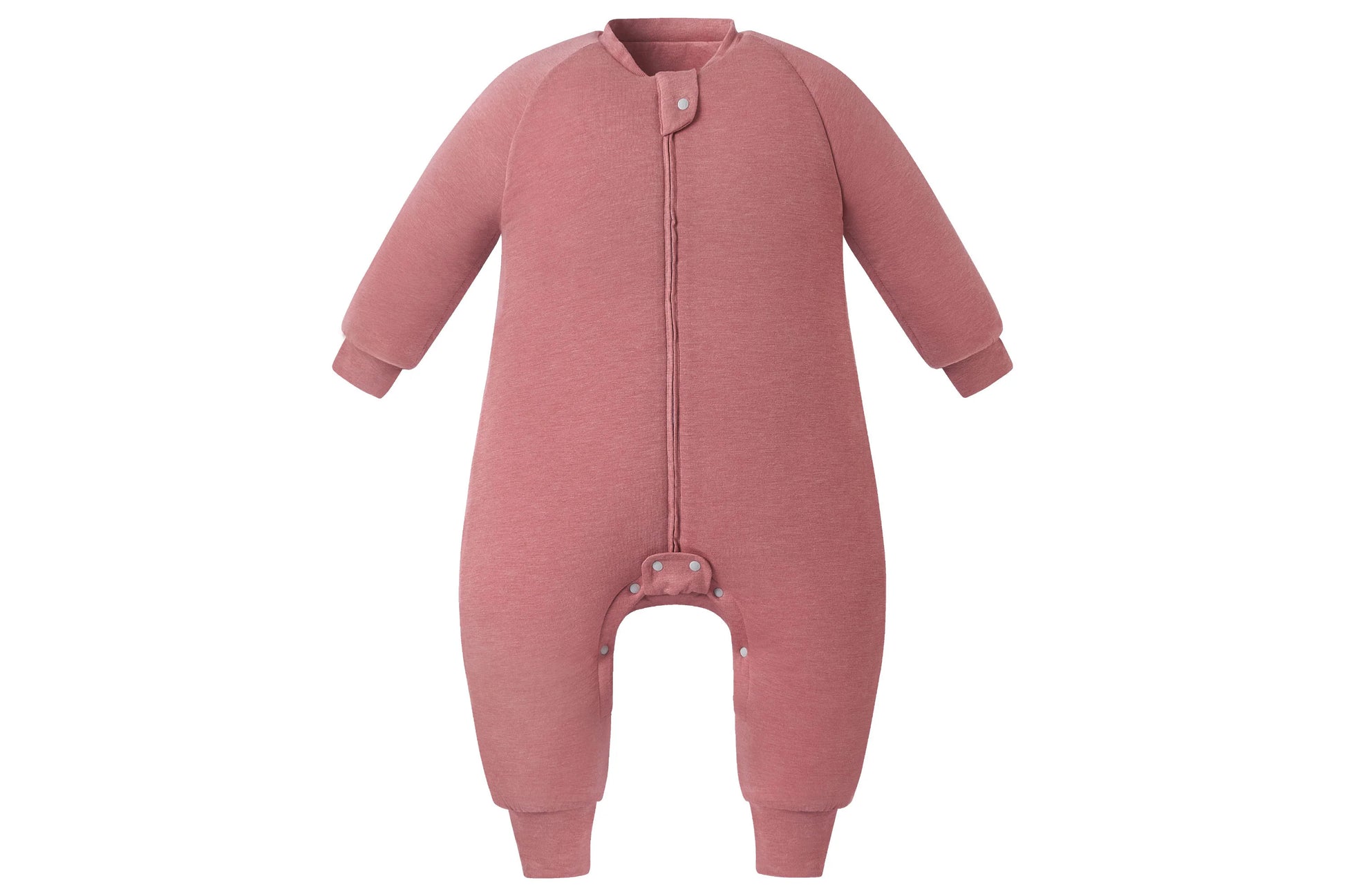 NEST DESIGNS BAMBOO JERSEY LONG SLEEVE FOOTED SLEEP BAG 2.5 TOG - PANTONE FADED ROSE