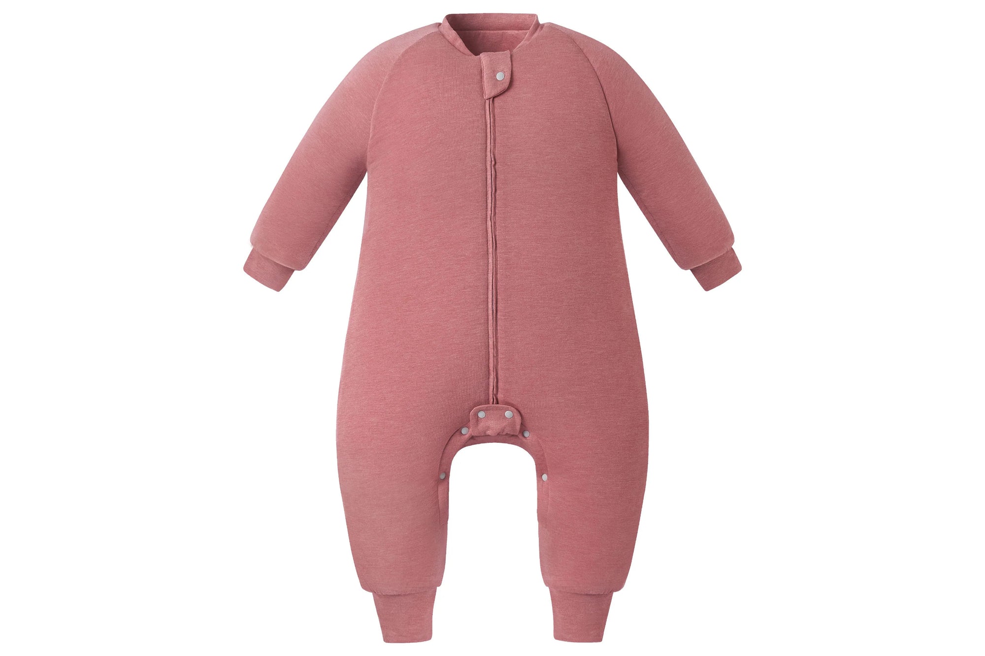 NEST DESIGNS BAMBOO JERSEY LONG SLEEVE FOOTED SLEEP BAG 2.5 TOG - PANTONE FADED ROSE
