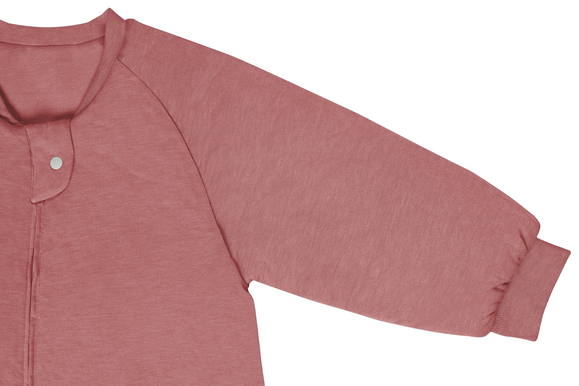 NEST DESIGNS BAMBOO JERSEY LONG SLEEVE FOOTED SLEEP BAG 2.5 TOG - PANTONE FADED ROSE