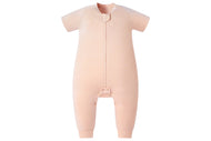 NEST DESIGNS BAMBOO JERSEY SHORT SLEEVE FOOTED SLEEP BAG 0.5 TOG - PANTONE BELLINI