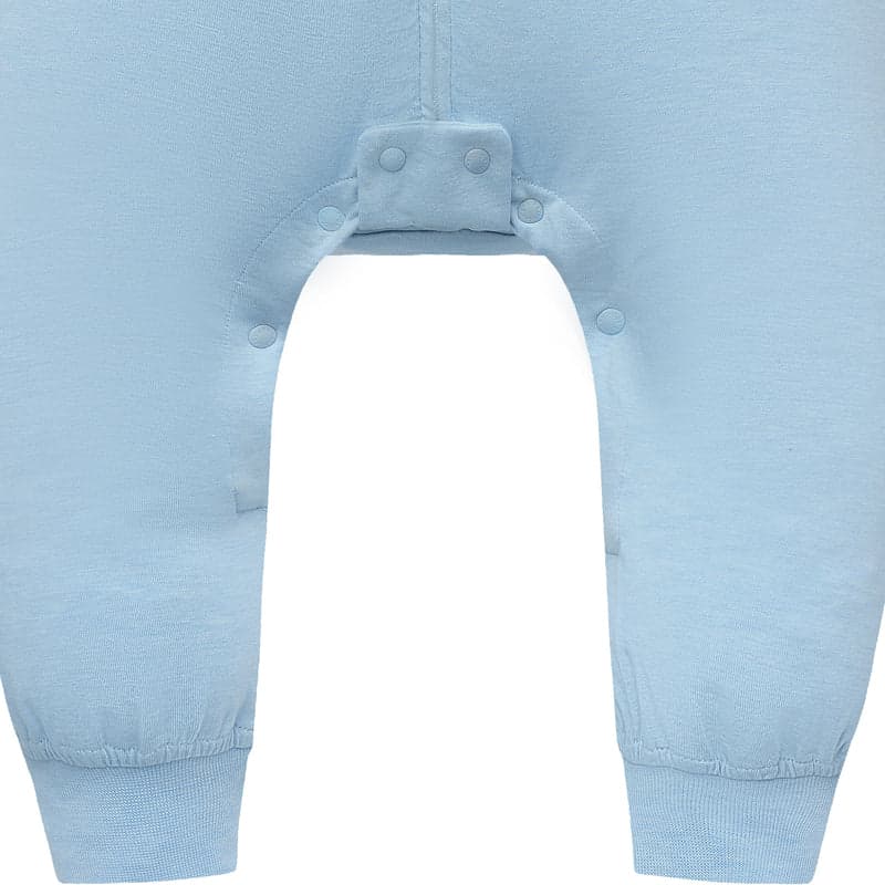 NEST DESIGNS BAMBOO JERSEY SHORT SLEEVE FOOTED SLEEP BAG 0.6 TOG - FORGET-ME-NOT - baby enRoute