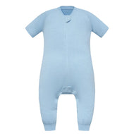 NEST DESIGNS BAMBOO JERSEY SHORT SLEEVE FOOTED SLEEP BAG 0.6 TOG - FORGET-ME-NOT