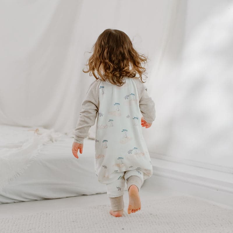 NEST DESIGNS BAMBOO LONG SLEEVE FOOTED SLEEP BAG 1.0 TOG - BABY BAOBABS