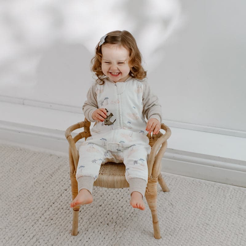 NEST DESIGNS BAMBOO LONG SLEEVE FOOTED SLEEP BAG 1.0 TOG - BABY BAOBABS