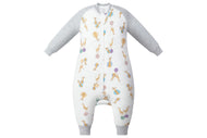 NEST DESIGNS BAMBOO LONG SLEEVE FOOTED SLEEP BAG 1.0 TOG - GIRAFFE SHAPES
