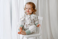 NEST DESIGNS BAMBOO PIMA LONG SLEEVE FOOTED SLEEP BAG 0.6 TOG FAIRY TALE