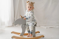 NEST DESIGNS ORGANIC COTTON LONG SLEEVE FOOTED SLEEP BAG 1.0 TOG  - OCEAN WONDERS