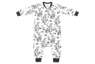 NEST DESIGNS ORGANIC COTTON LONG SLEEVE SLEEP SUIT 1.0 TOG MAMA DEEREST
