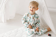 NEST DESIGNS ORGANIC COTTON LONG SLEEVE SLEEP SUIT 1.0 TOG WHERE'S THE BEAR