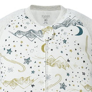 NEST DESIGNS RAGLAN BAMBOO LONG SLEEVE FOOTED SLEEP BAG 2.5 TOG - STARS WHITE