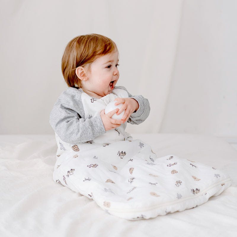 NEST DESIGNS RAGLAN BAMBOO LONG SLEEVE SLEEP BAG 2.5 TOG - SAFAWHEE - baby enRoute