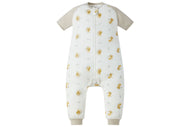 NEST DESIGNS RAGLAN BAMBOO PIMA SHORT SLEEVE FOOTED SLEEP BAG 0.6 TOG - THE LION AND THE MOUSE