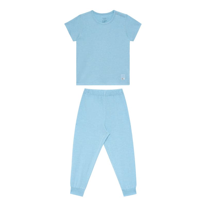 NEST DESIGNS BAMBOO JERSEY SHORT SLEEVE PJ SET - FORGET-ME-NOT