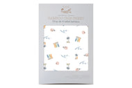 NEST DESIGNS BAMBOO CRIB SHEET-PASTEL WAVES
