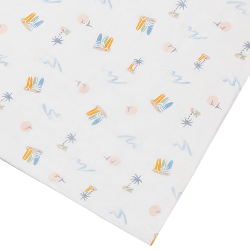 Nest Designs Bamboo Crib Sheet Pastel Waves