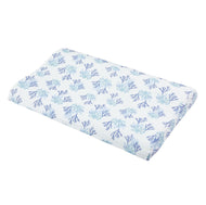 NEST DESIGNS BAMBOO TODDLER PILLOW WITH PILLOWCASE (MEDIUM) BLUE REEF