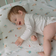 NEST DESIGNS BAMBOO JERSEY TODDLER PILLOW WITH PILLOWCASE -ICE CREAM SUMMER
