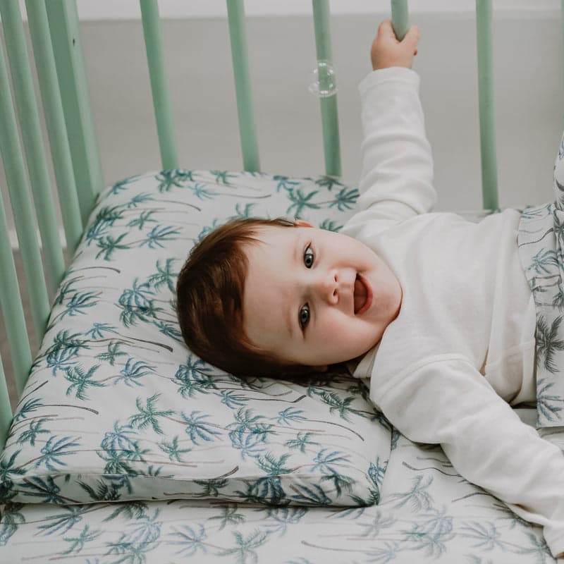 NEST DESIGNS FOAM PILLOW WITH BAMBOO JERSEY PILLOWCASE -COCO BEACH - baby enRoute