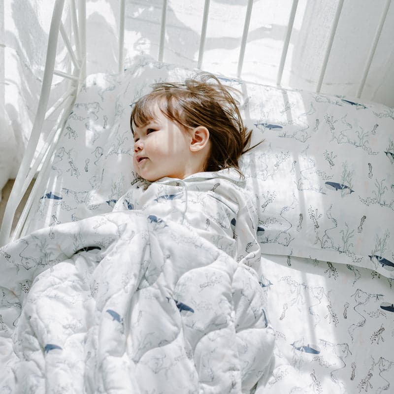 NEST DESIGNS BAMBOO TODDLER PILLOWCASE WHALE