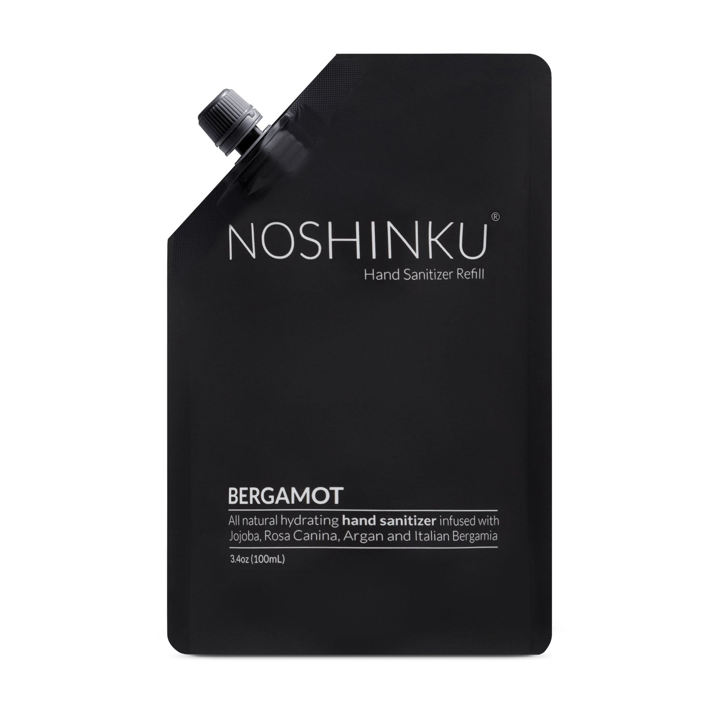 Noshinku hand moisturizing refill pouch black 3.4 oz
