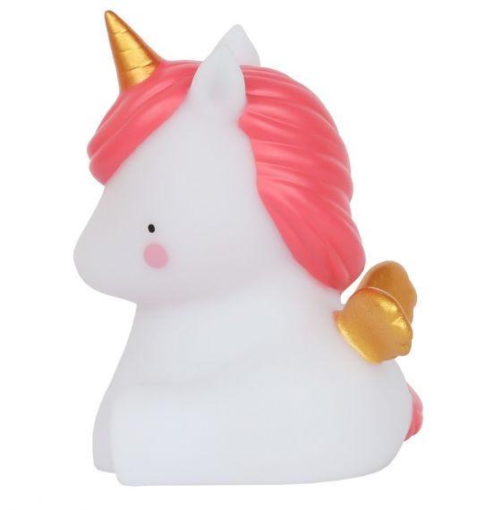 QHOUSE KIDS A LITTLE LOVELY COMPANY LITTLE LIGHT GOLD UNICORN