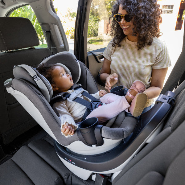 EVENFLO GOLD REVOLVE360 SLIM 2-IN-1 ROTATIONAL CAR SEAT WITH SENSORSAFE