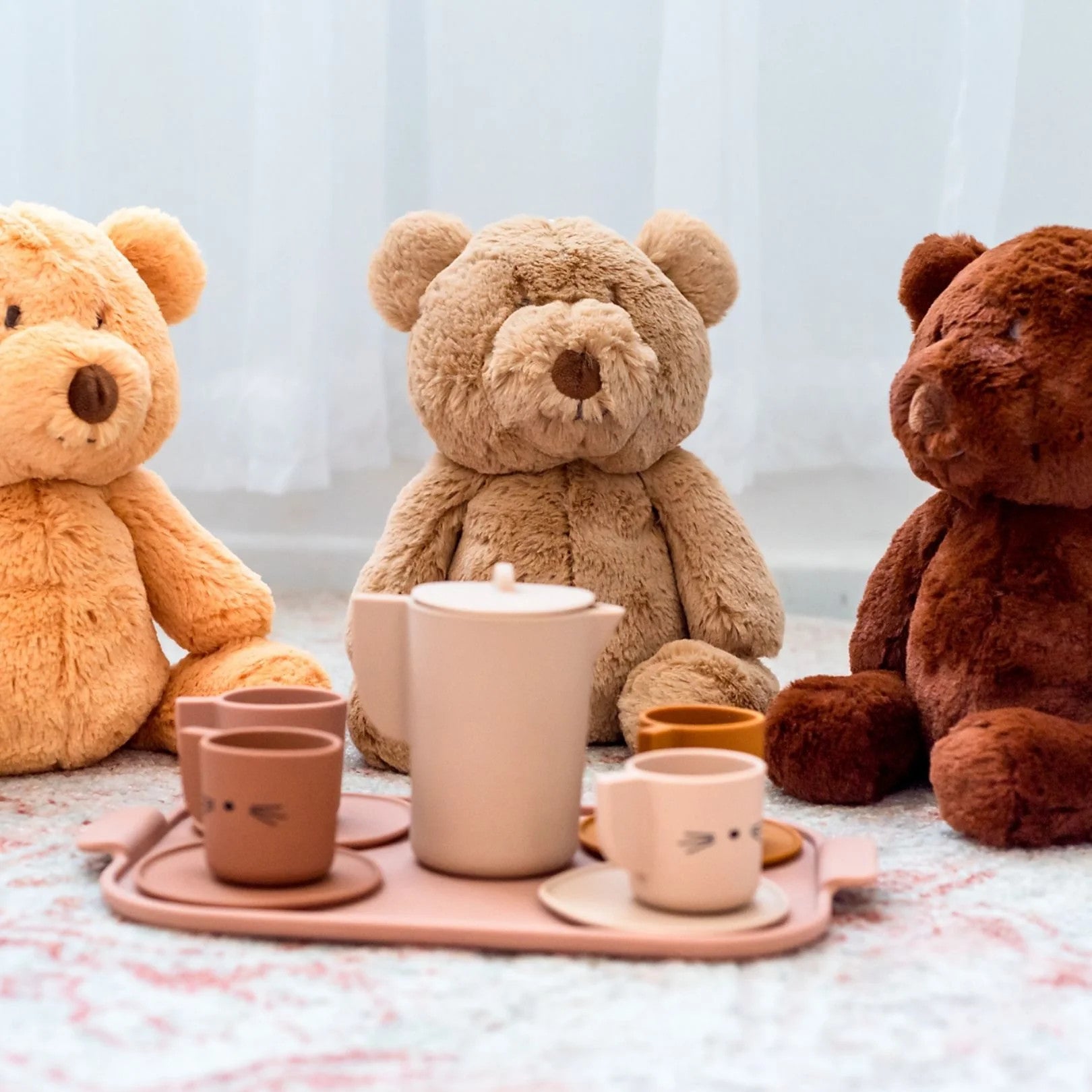 Ob Designs Honey Bear Soft Toy Medium 13.5"/34  cm