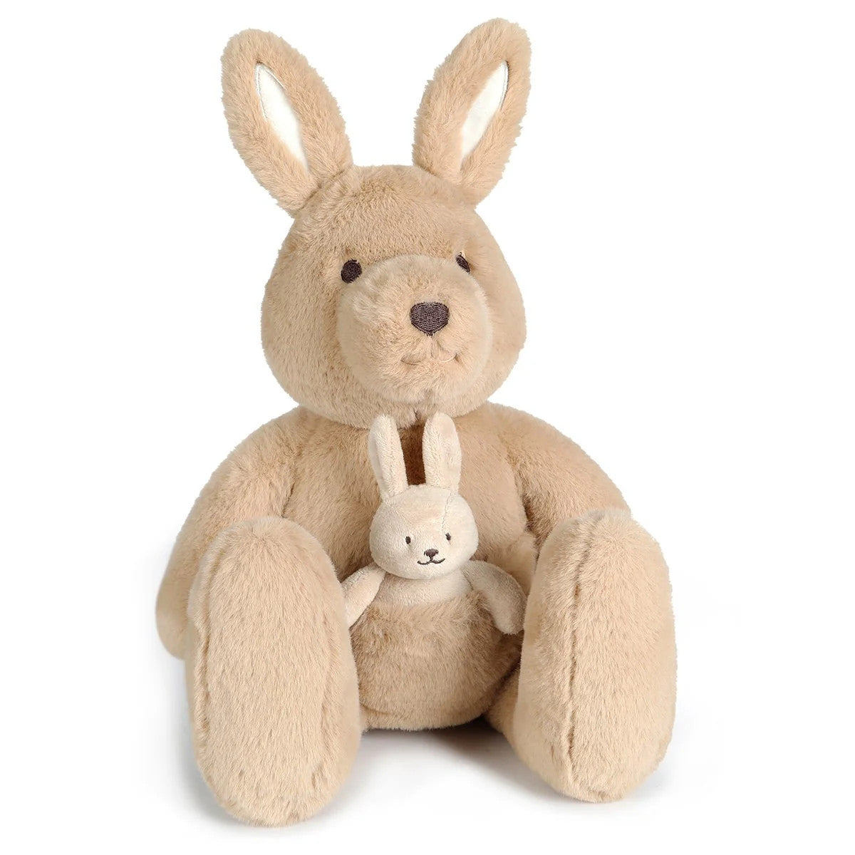 Ob Designs Kip Kangaroo (Vegan Angora) Soft Toy Big 17"/ 43  cm