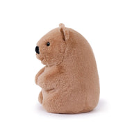 Ob Designs Wallace Wombat (Vegan Angora) Soft Toy Little 11.5"/ 29 cm