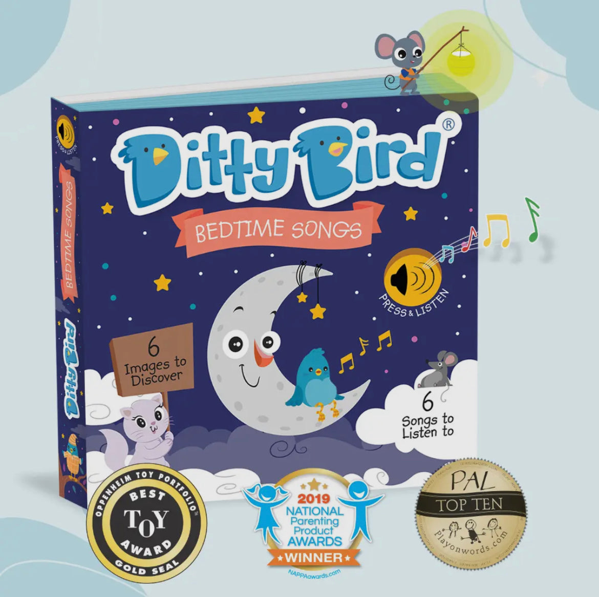 DITTY BIRD SOUND BOOK - BEDTIME SONGS