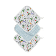 LOULOU LOLLIPOP ERIC CARLE WASHCLOTH SET ALPHABET