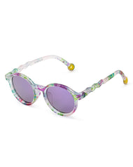 OLIVIO & CO OVAL SUNGLASSES CLASSIC OLIVIO  WILD FLOWER