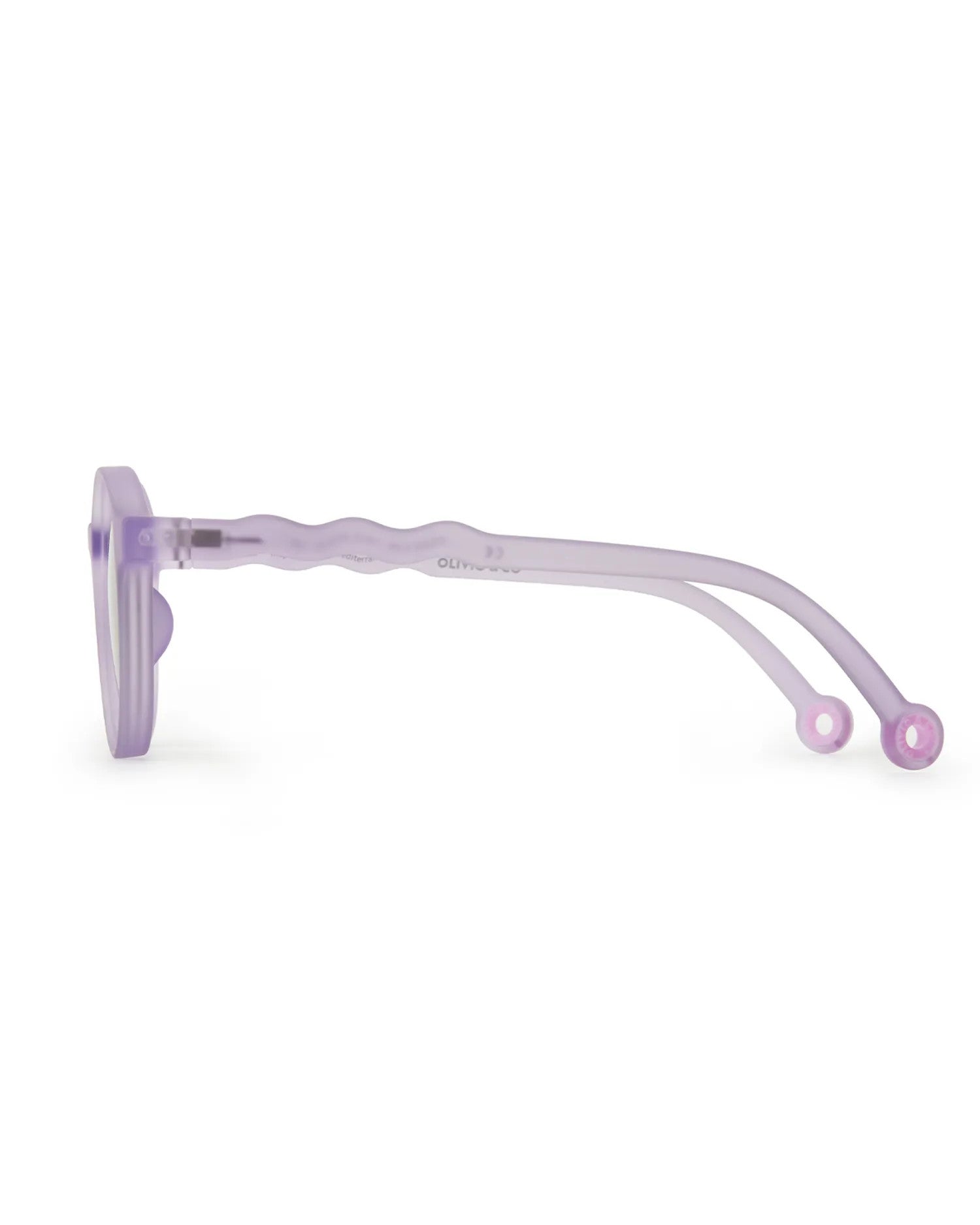 OLIVIO & CO OVAL SUNGLASSES CORAL REEF PURPLE CORAL