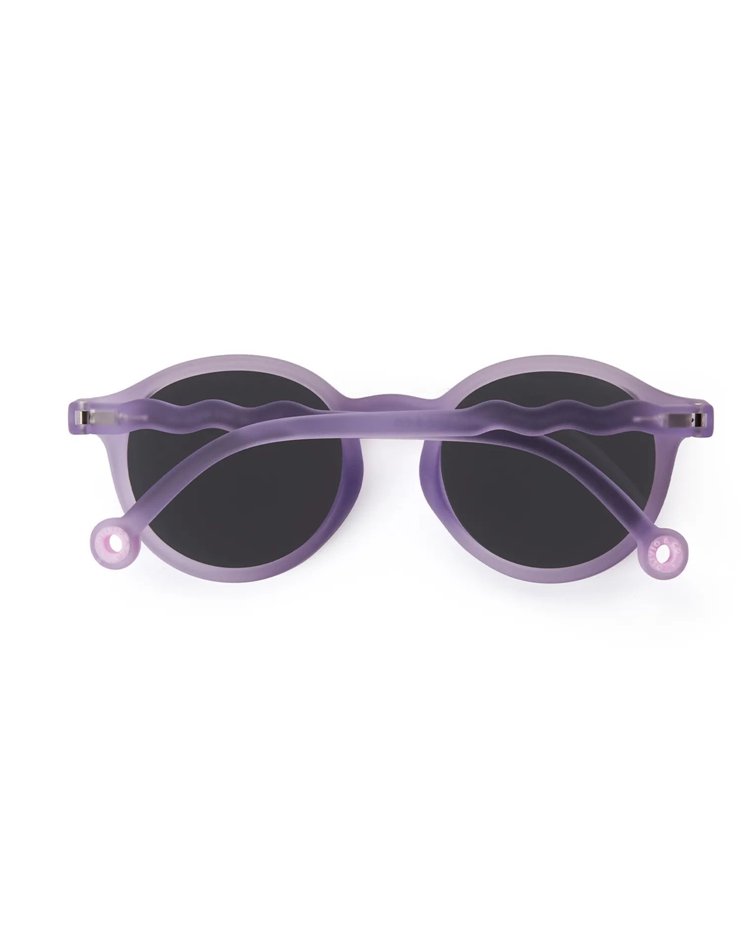 OLIVIO & CO OVAL SUNGLASSES CORAL REEF PURPLE CORAL