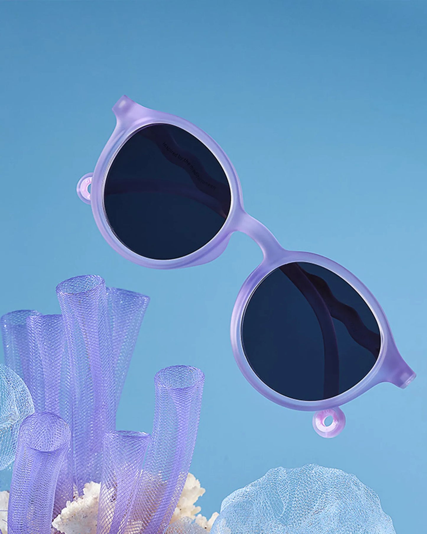 OLIVIO & CO OVAL SUNGLASSES CORAL REEF PURPLE CORAL - baby enRoute