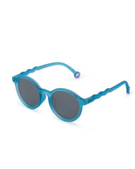 OLIVIO & CO OVAL SUNGLASSES CORAL REEF REEF BLUE