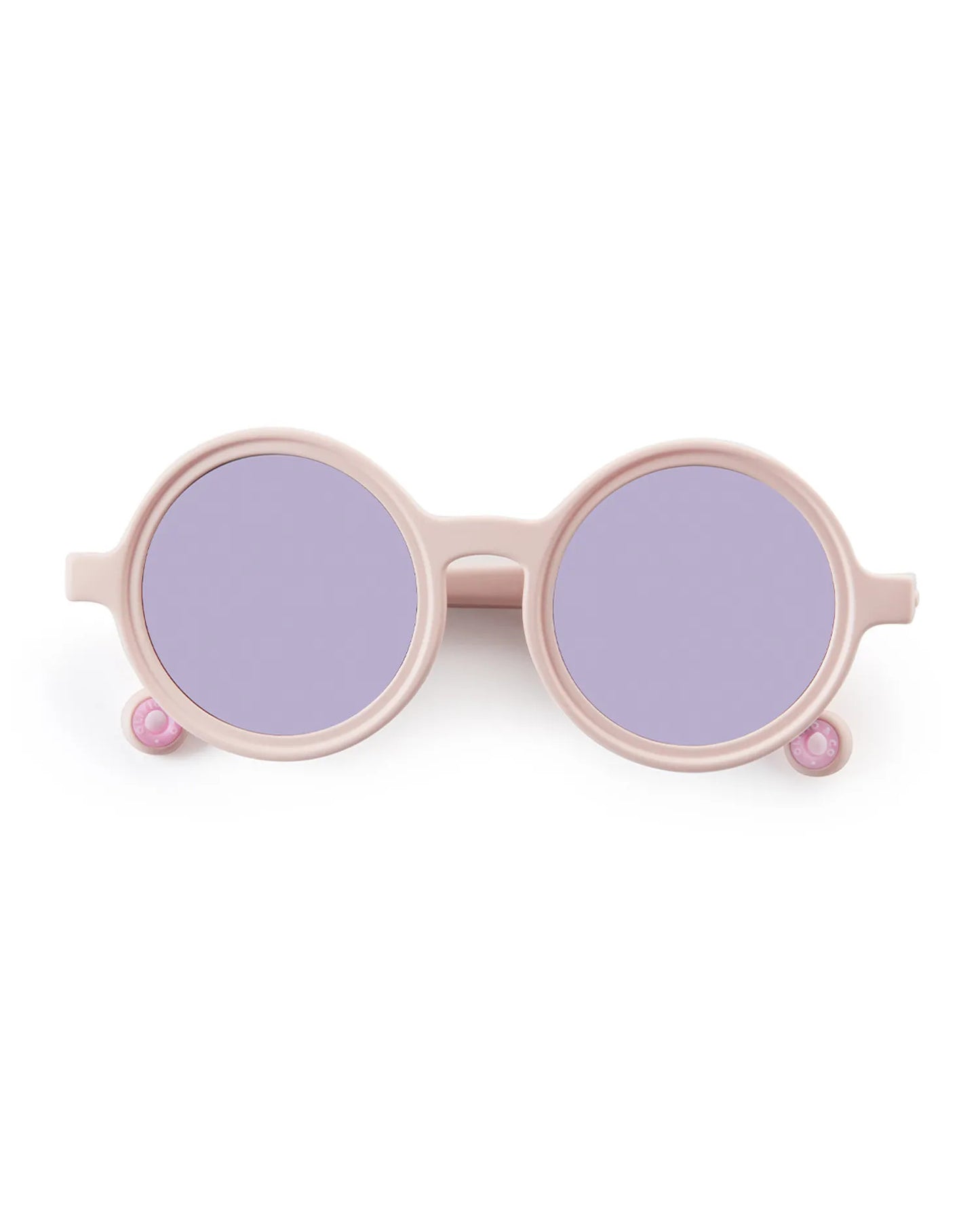 OLIVIO & CO ROUND CLASSIC SUNGLASSES CORAL BLUSH - baby enRoute