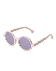 OLIVIO & CO ROUND CLASSIC SUNGLASSES CORAL BLUSH
