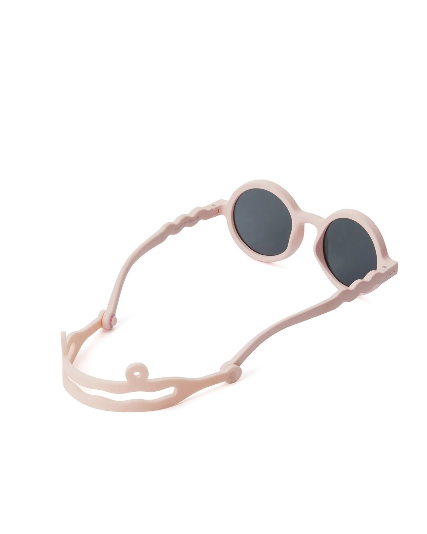OLIVIO & CO ROUND CLASSIC SUNGLASSES CORAL BLUSH