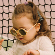 Olivio & Co Round Sunglasses Kids/Junior Classic Olivio Medallion Gold