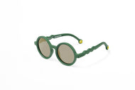 OLIVIO & CO ROUND SUNGLASSES CACTUS GREEN