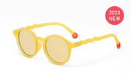 OLIVIO & CO OVAL MOSAIC SUNGLASSES VAN GOGH YELLOW