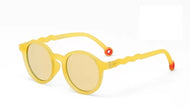 OLIVIO & CO OVAL MOSAIC SUNGLASSES VAN GOGH YELLOW